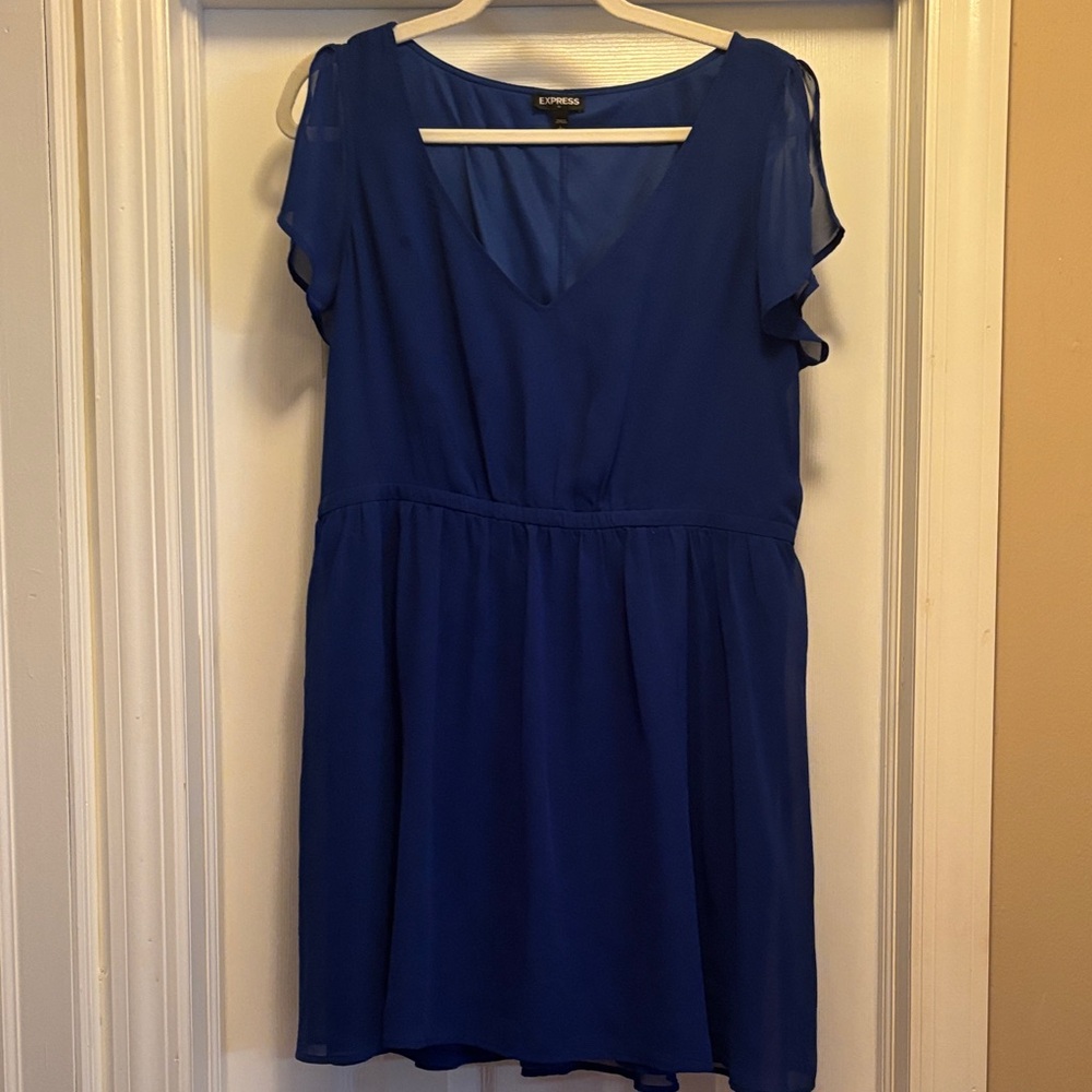 Gently used, EXPRESS Royal Blue Dress 💙